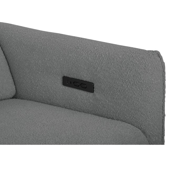 Rowan 3 Seater Recliner Sofa - Dark Grey - 8