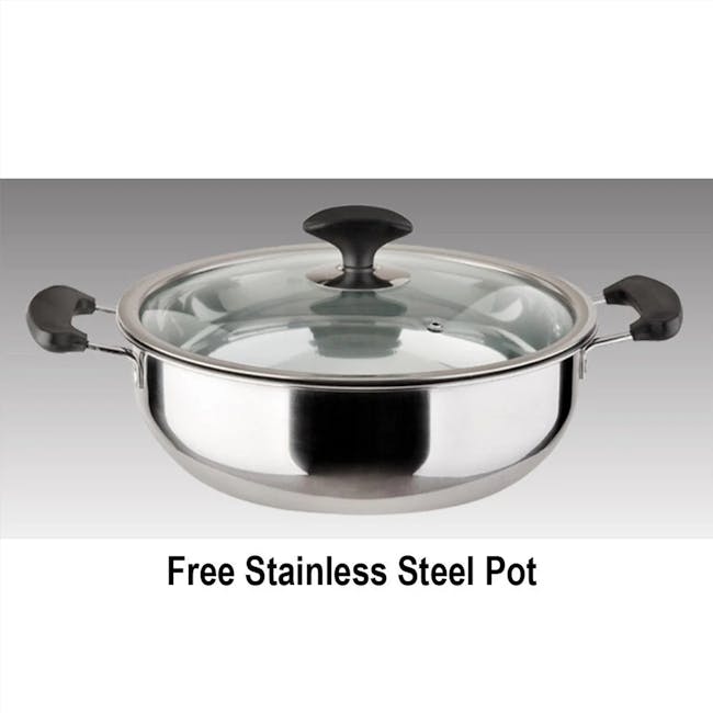 TOYOMI Induction Cooker (IH 10V10) - Free Stainless Steel Pot - 8