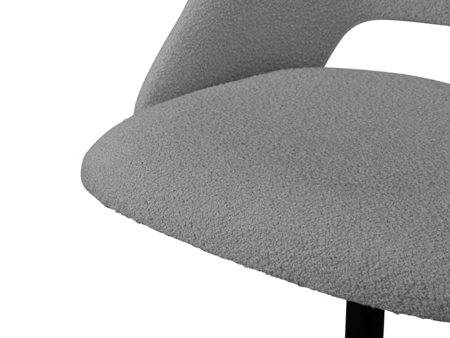 Kabira Mid Back Office Chair - Stone Grey (Fabric) - 5