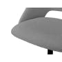Kabira Mid Back Office Chair - Stone Grey (Fabric) - 5
