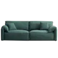 Marris 3 Seater Sofa - Green (Aquatex Fabric)