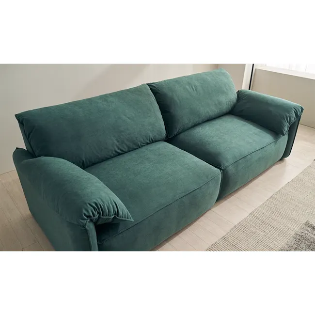 Marris 3 Seater Sofa - Green (Eco Clean Fabric) - 17