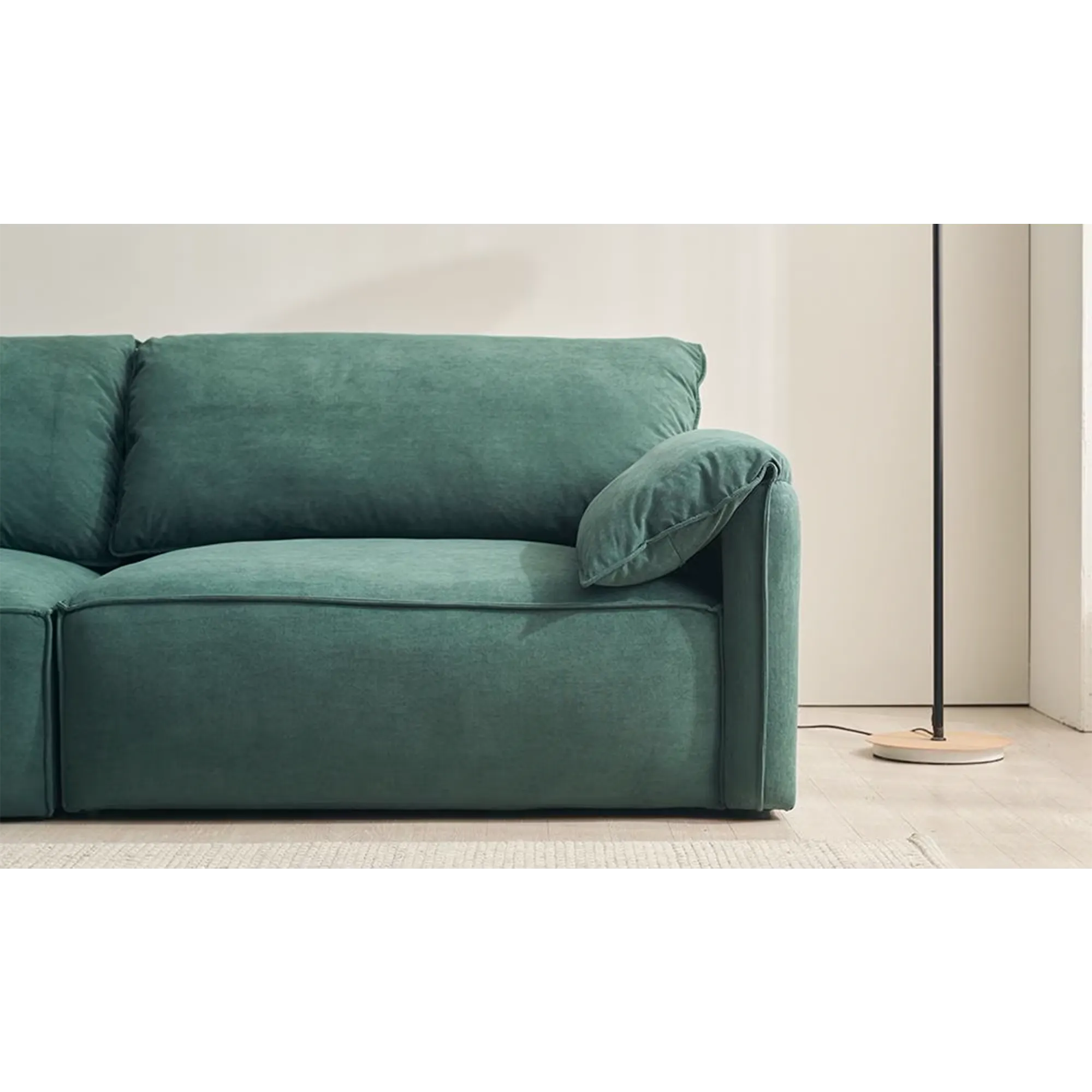Marris 3 Seater Sofa - Green (Eco Clean Fabric) - 19