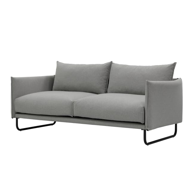Frank 3 Seater Sofa - Slate, Down Feathers - 3