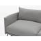 Frank 3 Seater Lounge Sofa - Slate, Down Feathers, Deep Seats - 1