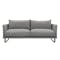 Frank 3 Seater Sofa - Slate, Down Feathers