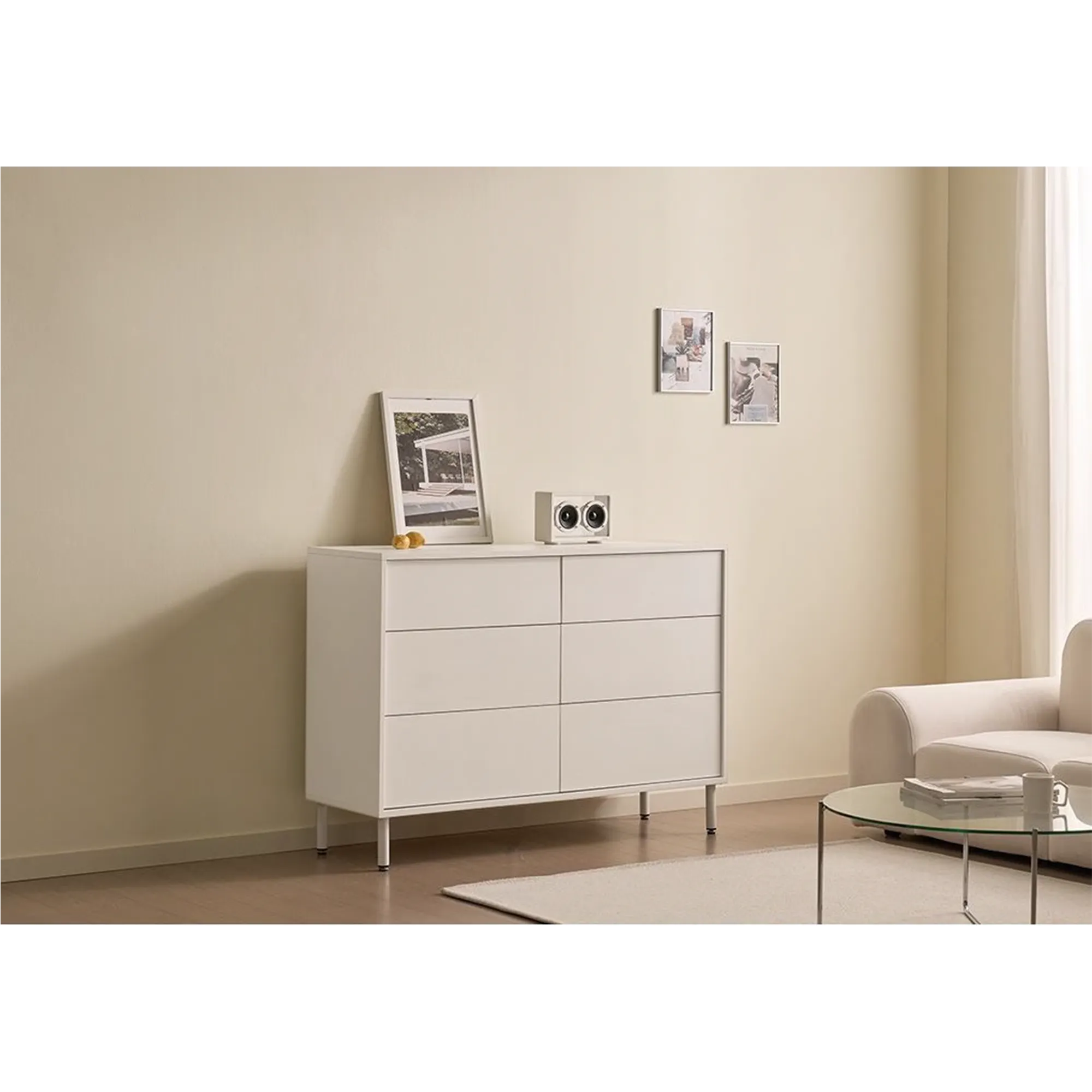Mono 3 Drawer Chest 0.8m - Black - 20
