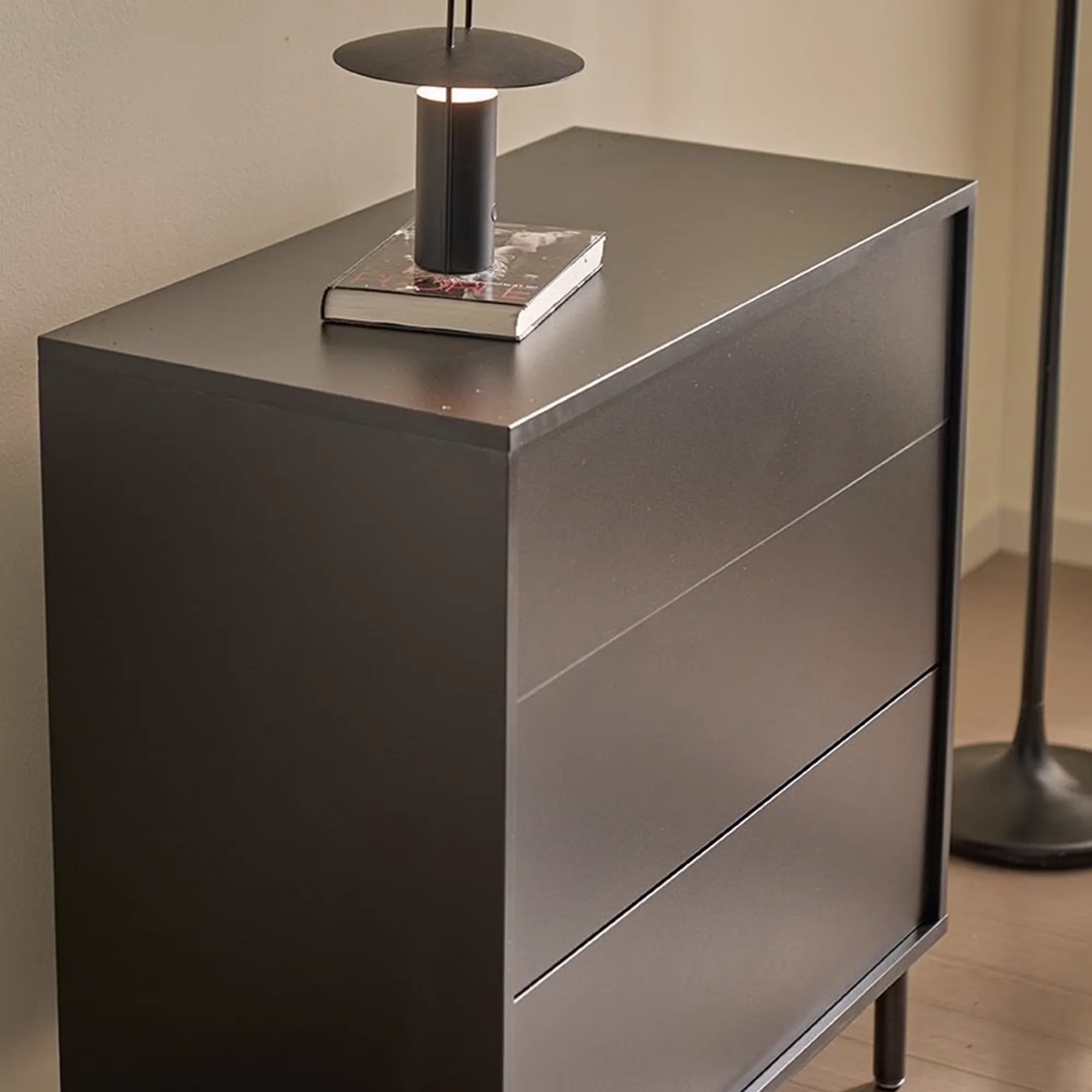Mono 3 Drawer Chest 0.8m - Black - 15