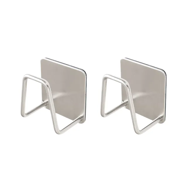 ESSENTIALS Sink Sponge Holder (Set of 2) - Silver - 1