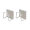 ESSENTIALS Sink Sponge Holder (Set of 2) - Silver