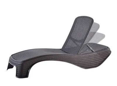 Atlantic Sun Lounger - Brown