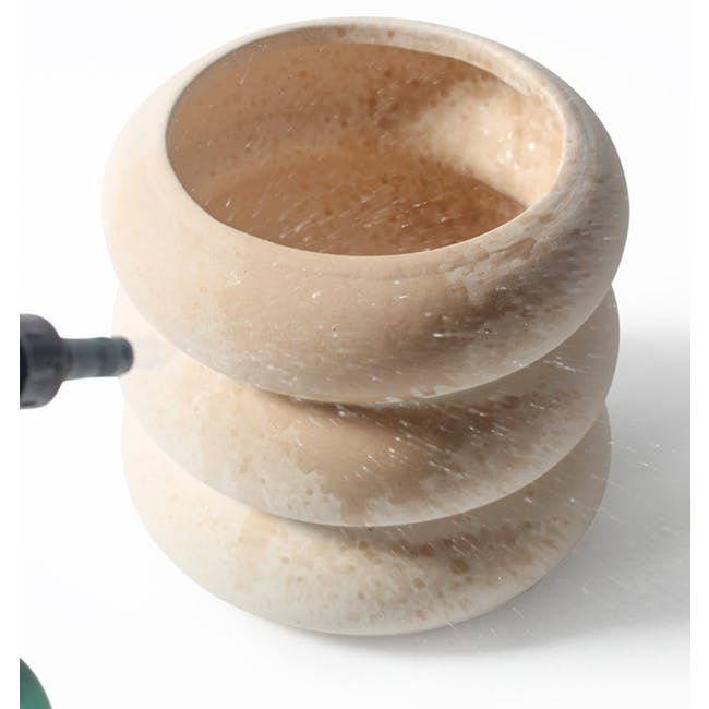 Scott Ceramic Pot - Milky White - 3