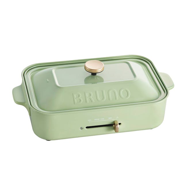 BRUNO Exclusive Bundles - Matcha Green Compact Hotplate + Attachments (4 Options) - 4