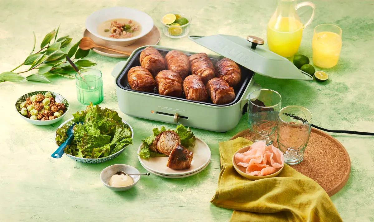BRUNO Exclusive Bundles - Matcha Green Compact Hotplate +