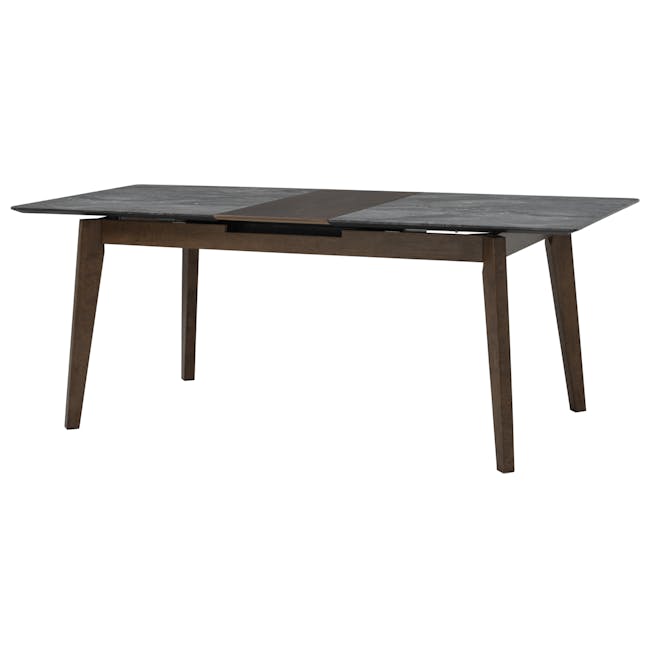 Finna Extendable Dining Table 1.6m-2m - Cocoa, Grey Marble (Smart Top™) - 22