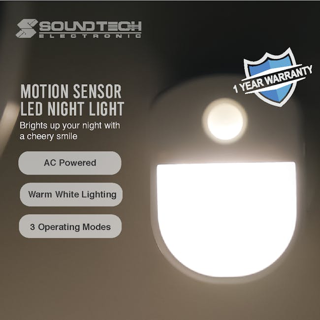 SOUNDTEOH Sensor Light ML-702 (Warm White) - 1