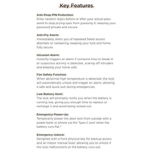 Eazea AXIS Smart Digital Lock - 6