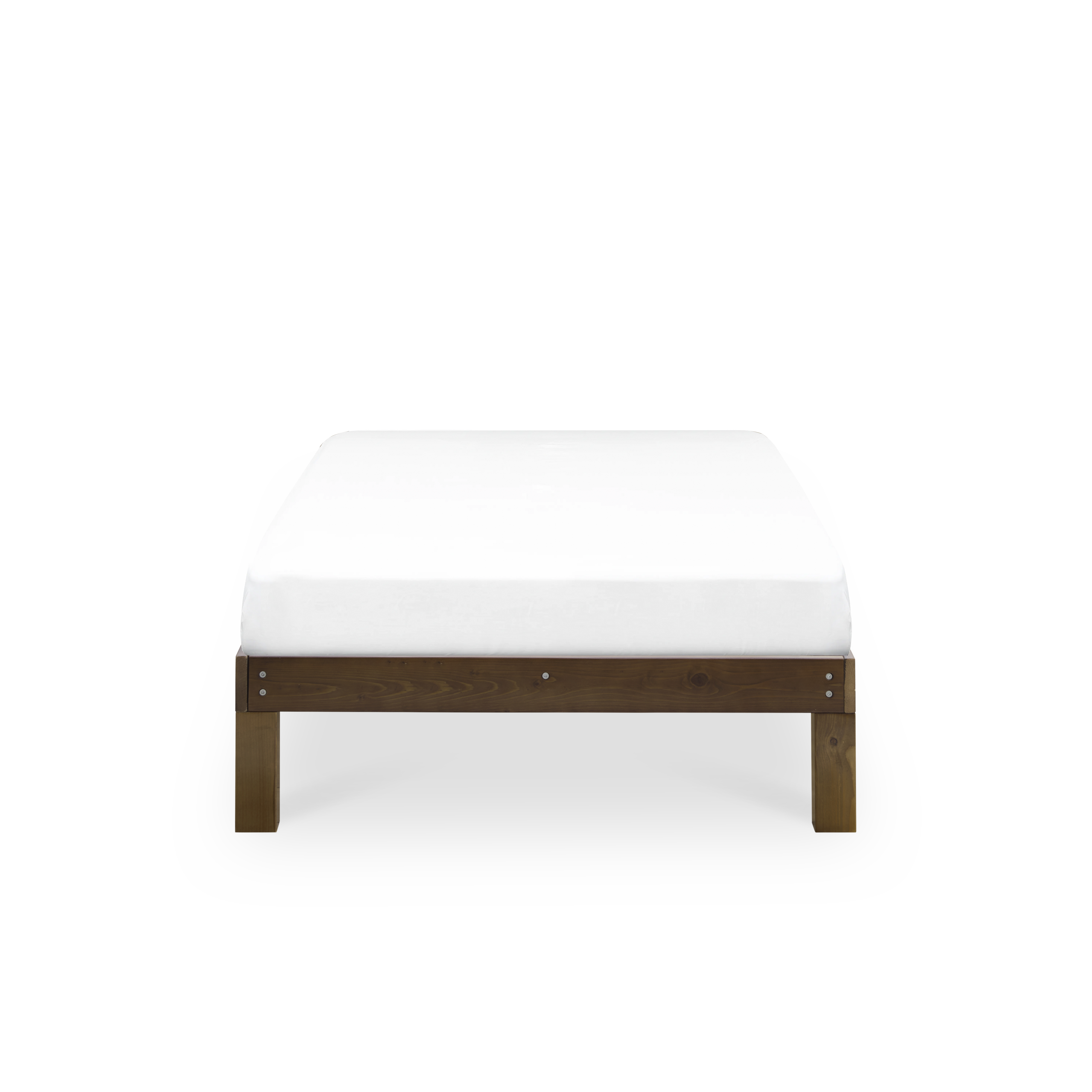 Katana Single Wooden Bed - Walnut