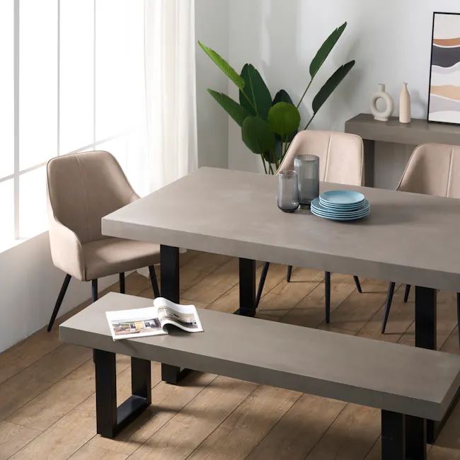 Titus Concrete Dining Table 1.8m - 9