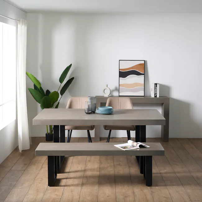 Titus Concrete Dining Table 1.8m - 3