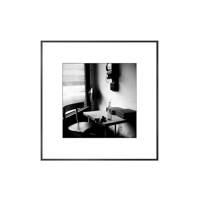 Vivian Maier Canvas Print with Black Frame 40cm x 40cm - Quiet Corner - 0