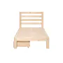 Katana Super Single Wooden Headboard Bed with 2 Drawers - 7