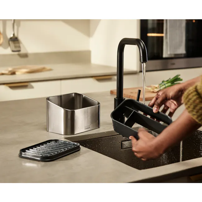 Joseph Joseph Surface Tiered Stainless-steel Sink Tidy - 3