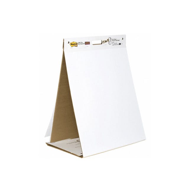 Post-it® Super Sticky Table Top Easel Pad with Dry Erase - 0