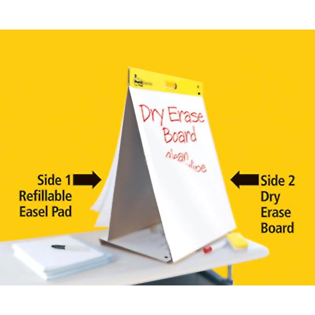 Post-it® Super Sticky Table Top Easel Pad with Dry Erase - 3