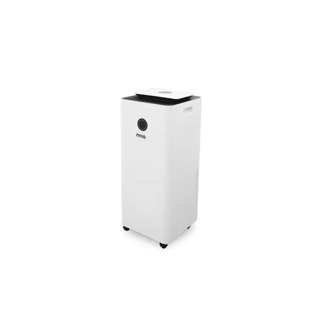 NNIO Dehumidifier (2 Choices) - 7 - Sleek, modern design with a minimalist aesthetic, White color with black accents for a
