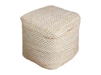 Dolen Wool Jute Pouf