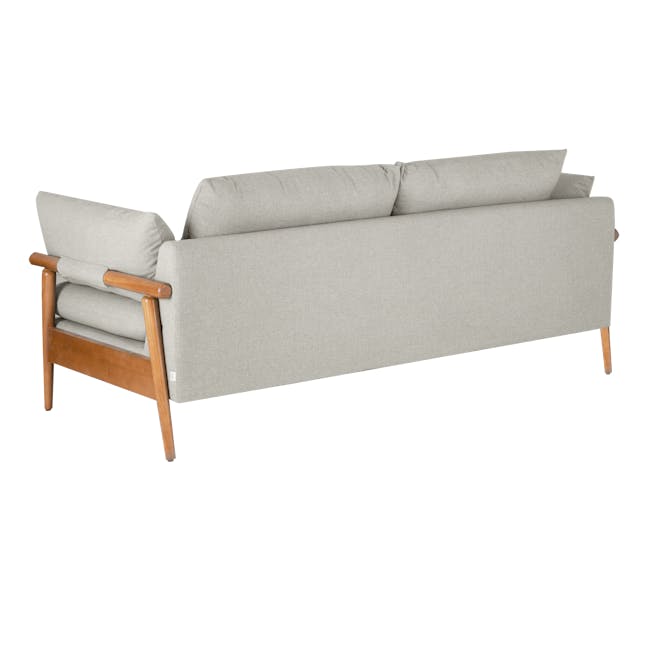 (As-is) Astrid 3 Seater Sofa - Oak, Ivory - 6