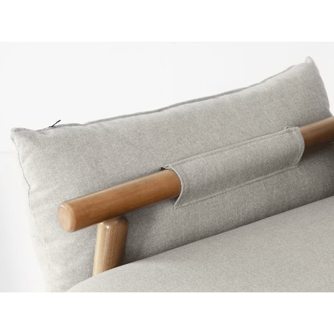 (As-is) Astrid 3 Seater Sofa - Oak, Ivory - 8