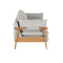Astrid 3 Seater Sofa - Oak, Ivory - 3