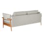 Astrid 3 Seater Sofa - Oak, Ivory - 4