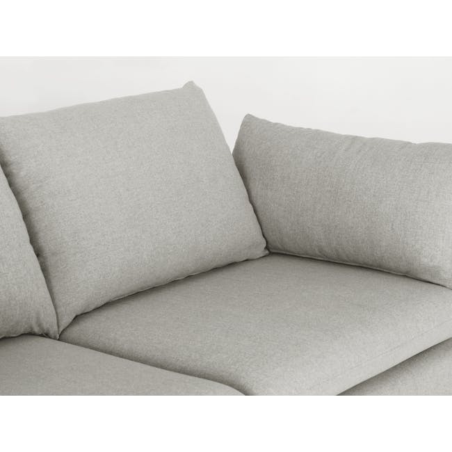Astrid 3 Seater Sofa - Oak, Ivory - 7