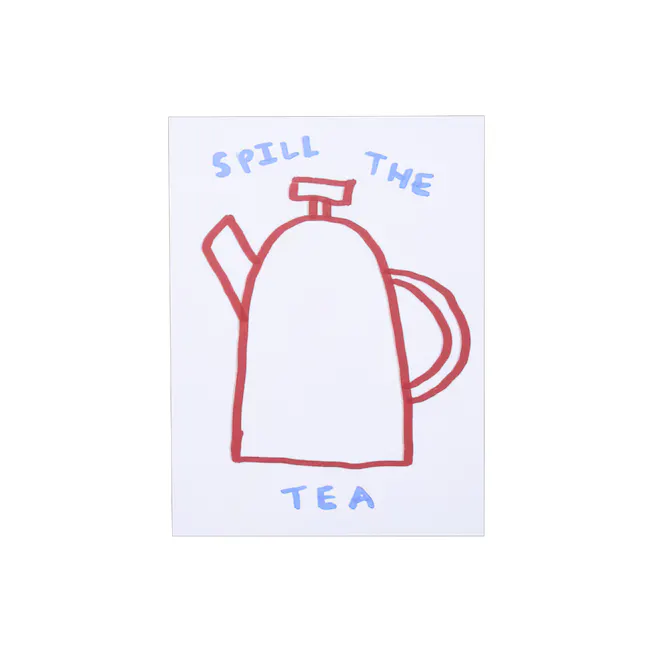 Spill The Tea Wall Canvas 30 x 40 cm - 1