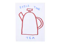 Spill The Tea Wall Canvas 30 x 40 cm