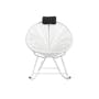 Acapulco Rocking Chair with Side Table - White - 2