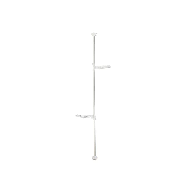 HEIAN Laundry Hanger Standing Pole Rack - White - 0