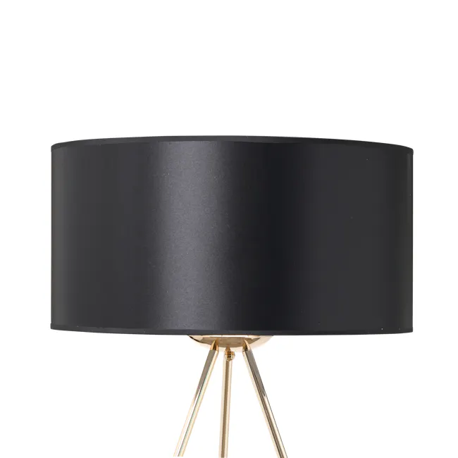Isabella Floor Lamp - Black, Brass - 10