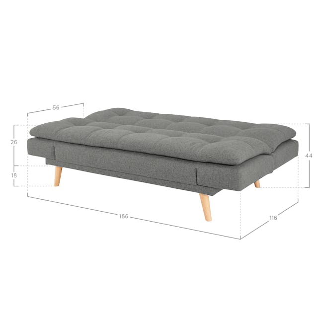 Kara Sofa Bed - Sand - 9