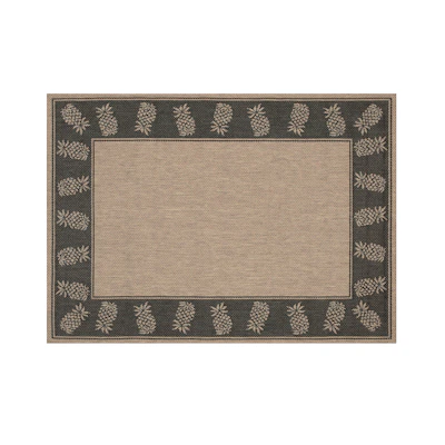 Tropics Flatwoven Rug - Cocoa Black (3 Sizes), Llama Rugs by HipVan ...