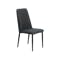 Ralph Dining Table 1.2m - Black, Cocoa with 4 Jake Dining Chairs in Carbon - 2