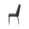 Ralph Dining Table 1.2m - Black, Cocoa with 4 Jake Dining Chairs in Carbon - 3