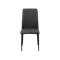 Ralph Dining Table 1.2m - Black, Cocoa with 4 Jake Dining Chairs in Carbon - 4
