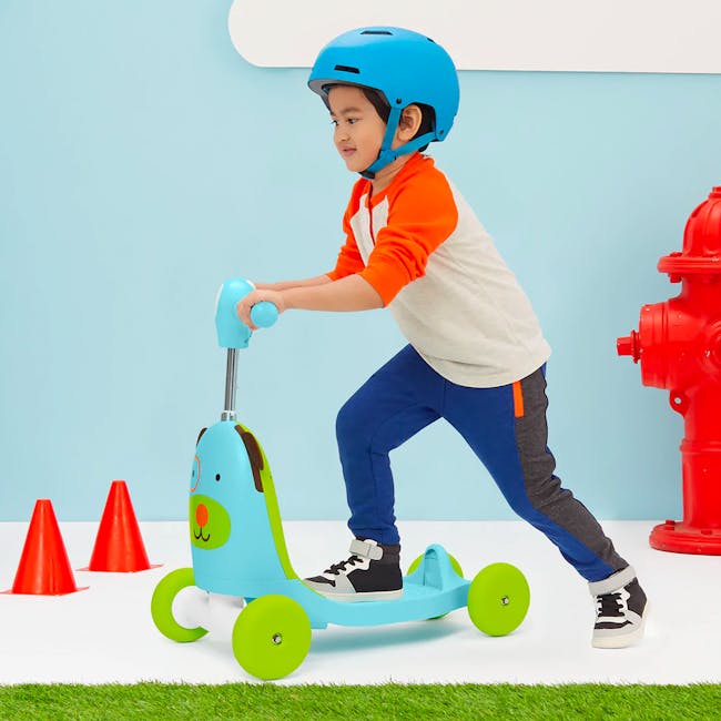 Skip Hop Zoo Ride On 3 in 1 Scooter - Dog - 8