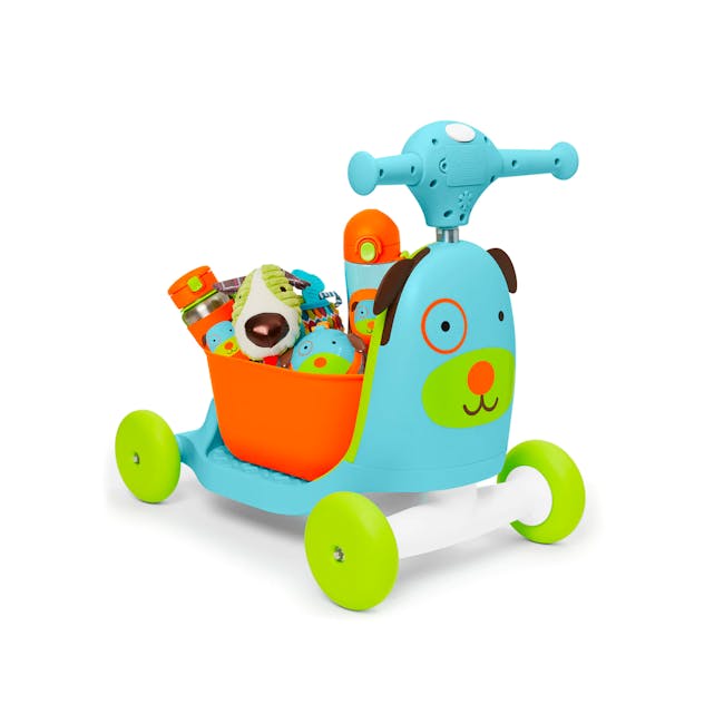 Skip Hop Zoo Ride On 3 in 1 Scooter - Dog - 1