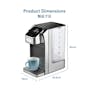 Toyomi 3L InstantBoil Filtered Water Dispenser with Premium Filter FB 8830F - 7