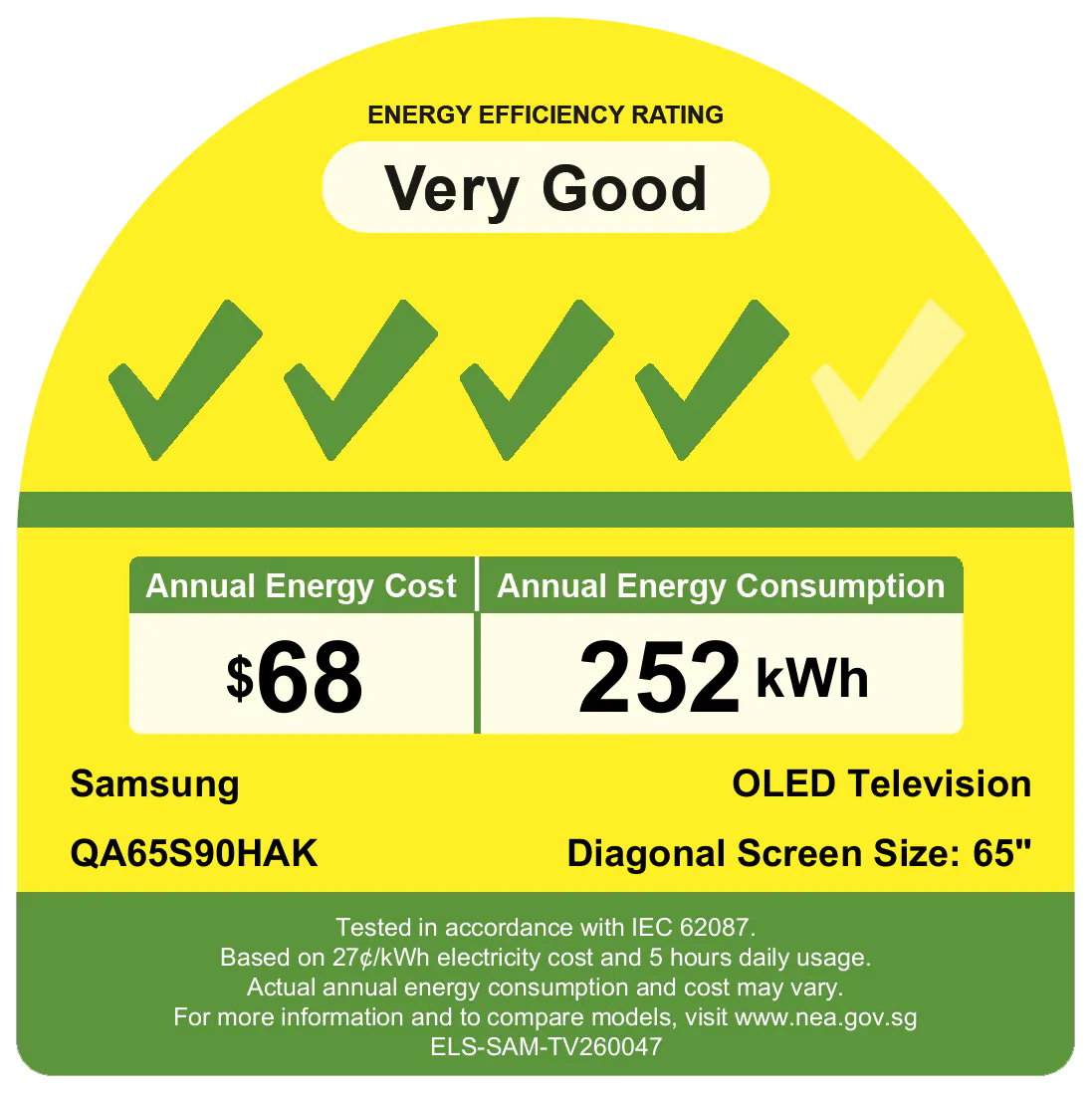 65" OLED S90H 4K Samsung Vision AI Smart TV (2026) - 17